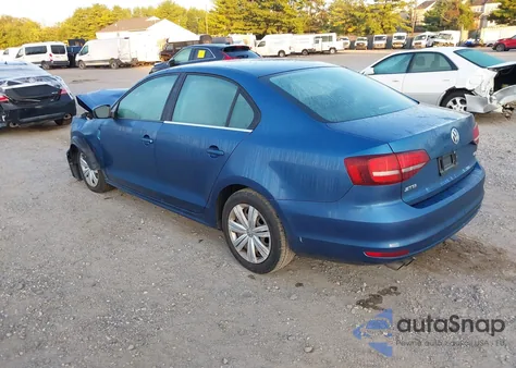 2017 Volkswagen Jetta 1.4T S из США, поврежденный, VIN 3VW2B7AJ7HM384089